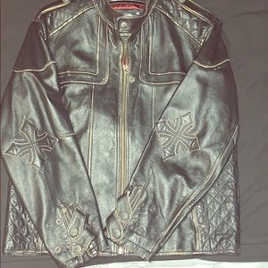 Affliction Limited Edition 100% leather Jacket